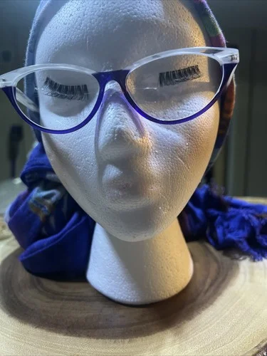 Vanni Women Eyeglasses Frames V3681 A250 White And Violet 53/14 Made In Italy 4