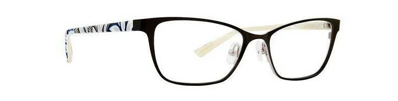 Vera Bradley Abbie Snow Lotus Eyeglass Frame New Petite Size 49-15-135