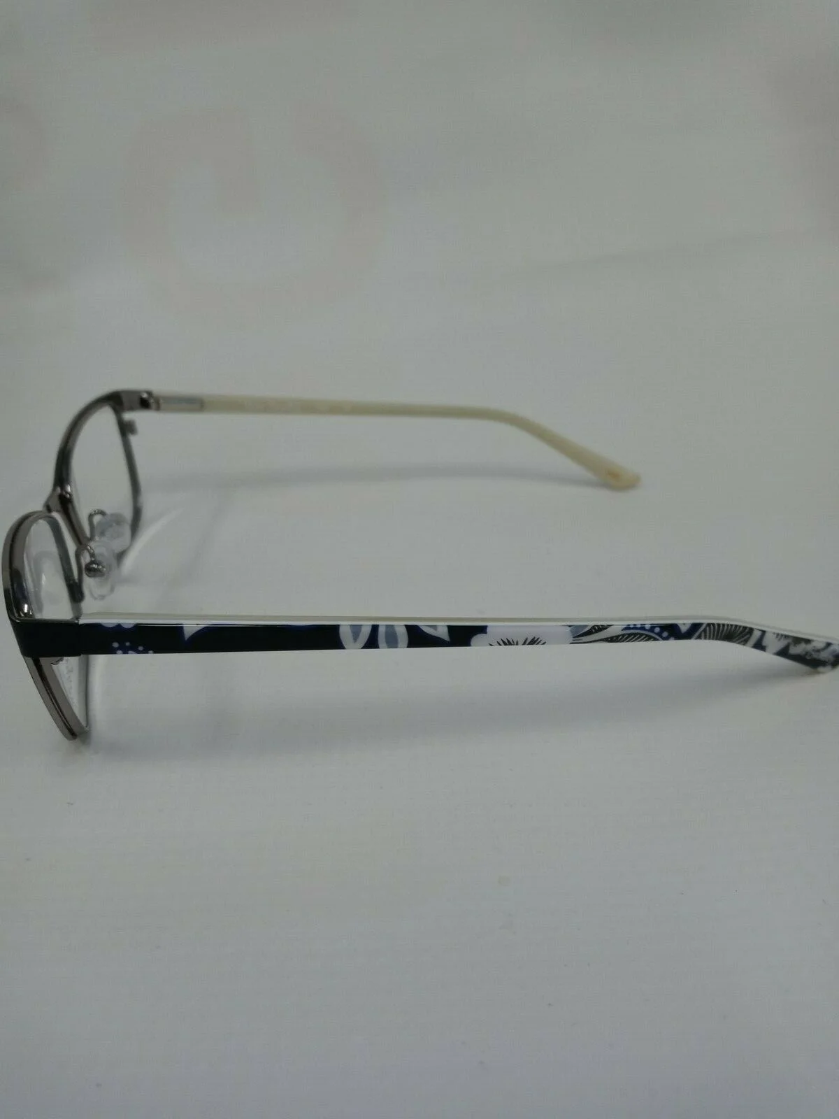 Vera Bradley Abbie Snow Lotus Eyeglass Frame New Petite Size 49-15-135 3