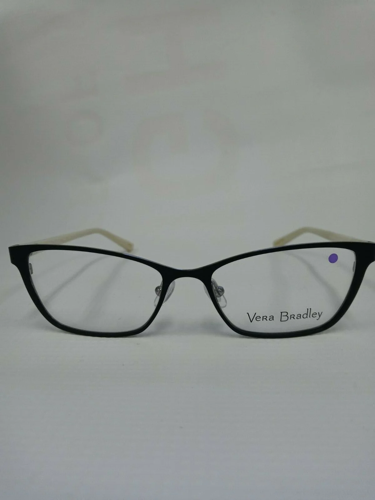 Vera Bradley Abbie Snow Lotus Eyeglass Frame New Petite Size 49-15-135 4