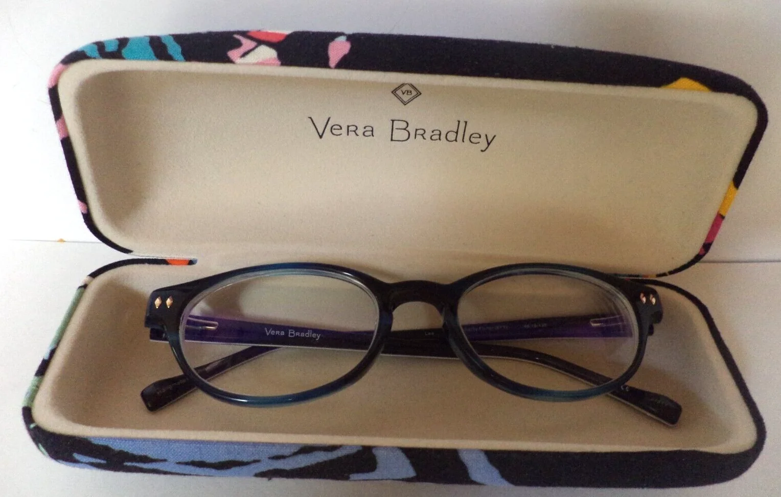 Vera Bradley Butterfly Flutter Eyeglass Frame Petite - 48-18-135- with Case