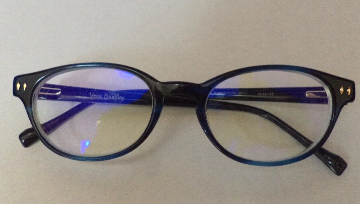 Vera Bradley Butterfly Flutter Eyeglass Frame Petite - 48-18-135- with Case 4