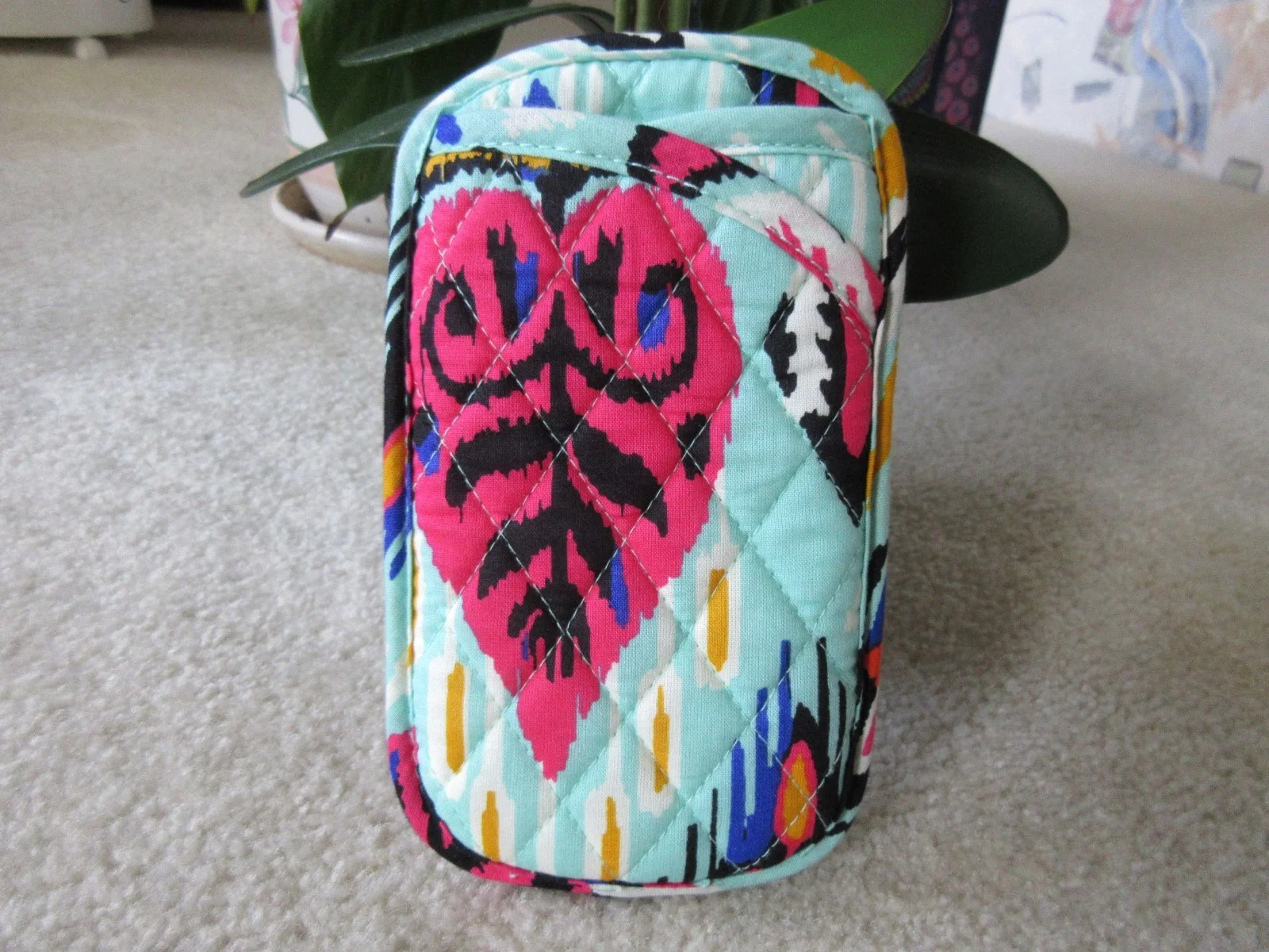 Vera Bradley Double Eyeglass/Sunglass Soft Pouch Case Pueblo Print New With Tag