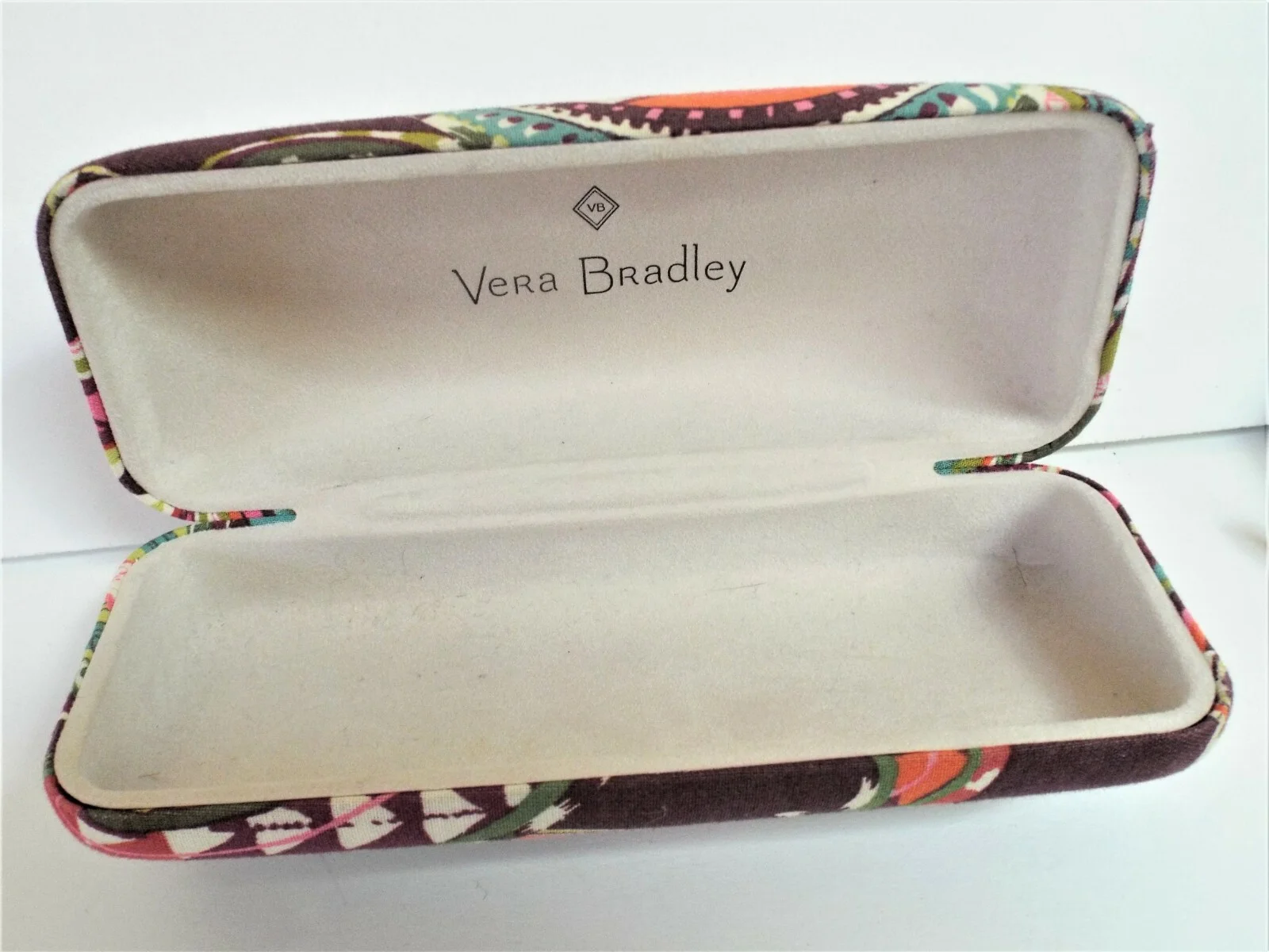 Vera Bradley EYEGLASS Case HEIRLOOM PAISLEY Sunglasses HARD CLAMSHELL 4Purse NEW 3