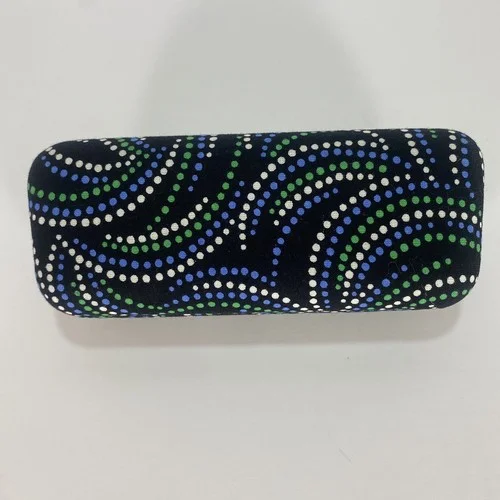 Vera Bradley Eyeglass Case Kiev Swirls Paisley Sunglasses Hard Clamshell Dot 2