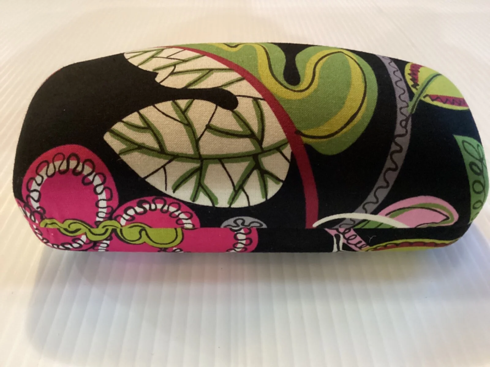 Vera Bradley EYEGLASS Case MOON BLOOMS Sunglasses HARD CLAMSHELL For Purse NEW!