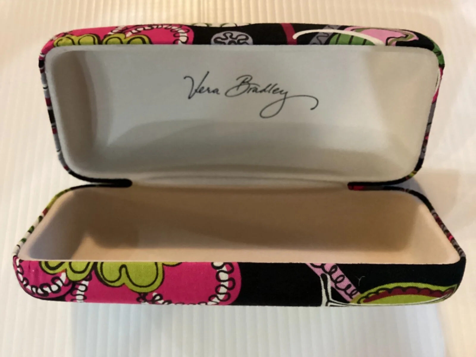 Vera Bradley EYEGLASS Case MOON BLOOMS Sunglasses HARD CLAMSHELL For Purse NEW! 2