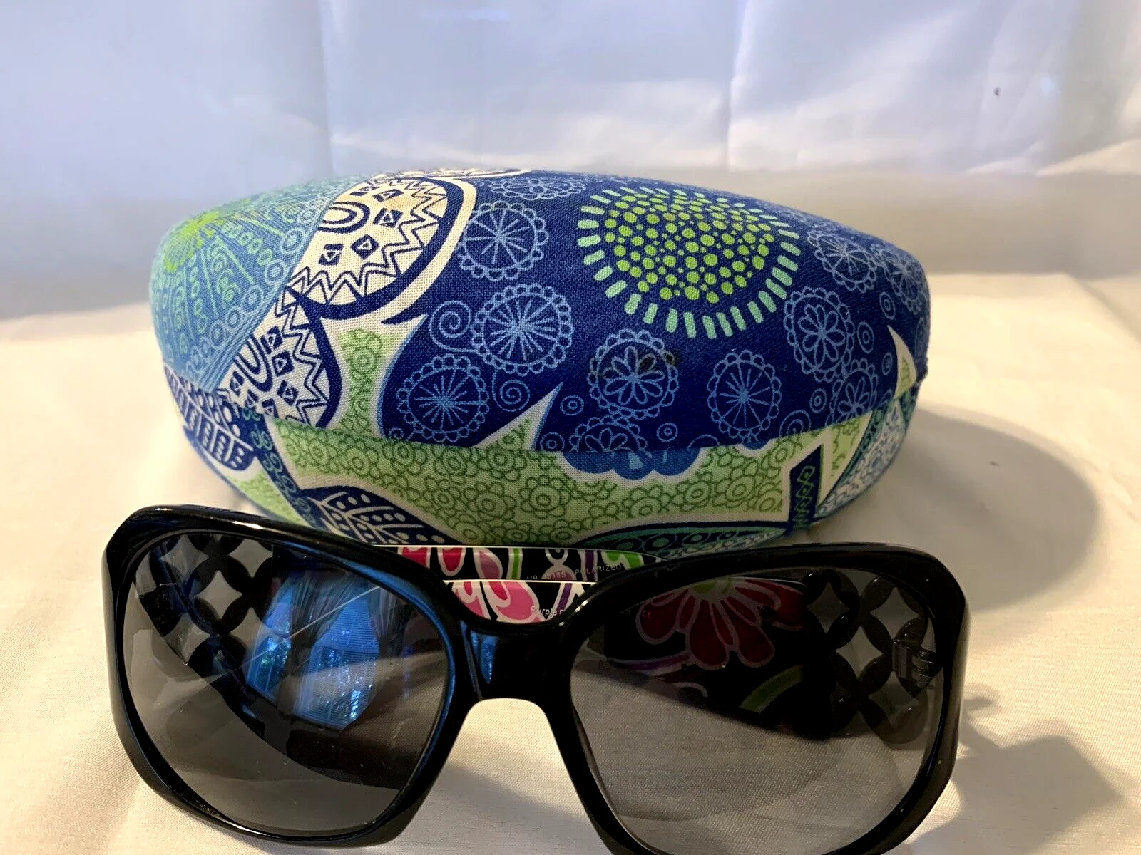 Vera Bradley Eyeglass Designer Frames w/Clamshell Case 1