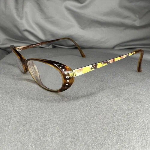 Vera Bradley Eyeglass Frames Sharon Buttercup 135 Full Rims Floral 73-22-70 G18