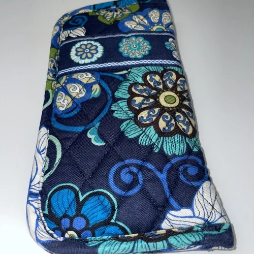Vera Bradley Eyeglass Soft Case Blues 7” 2