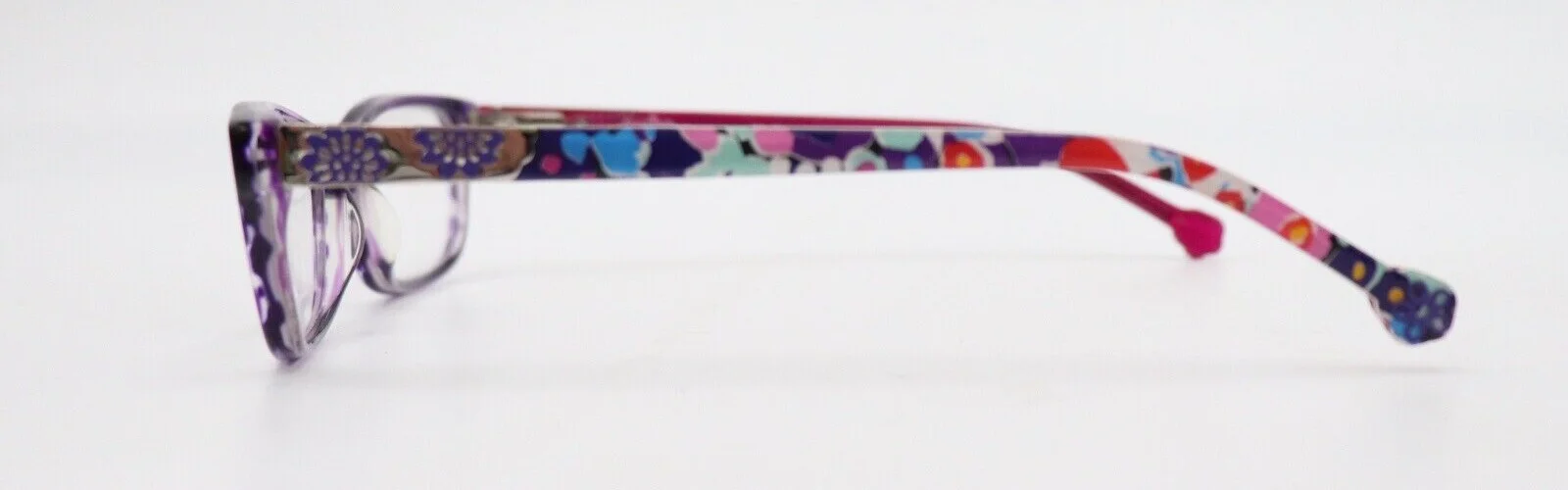 Vera Bradley Eyeglasses ADA IMPRESSIONISTA PURPLE PINK 48-16-130 Petite D88 4
