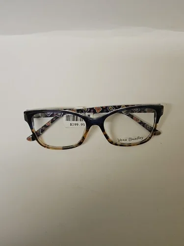 Vera Bradley Eyeglasses Frames VB DEVIN 53-16-140 TORT/BLUE 4