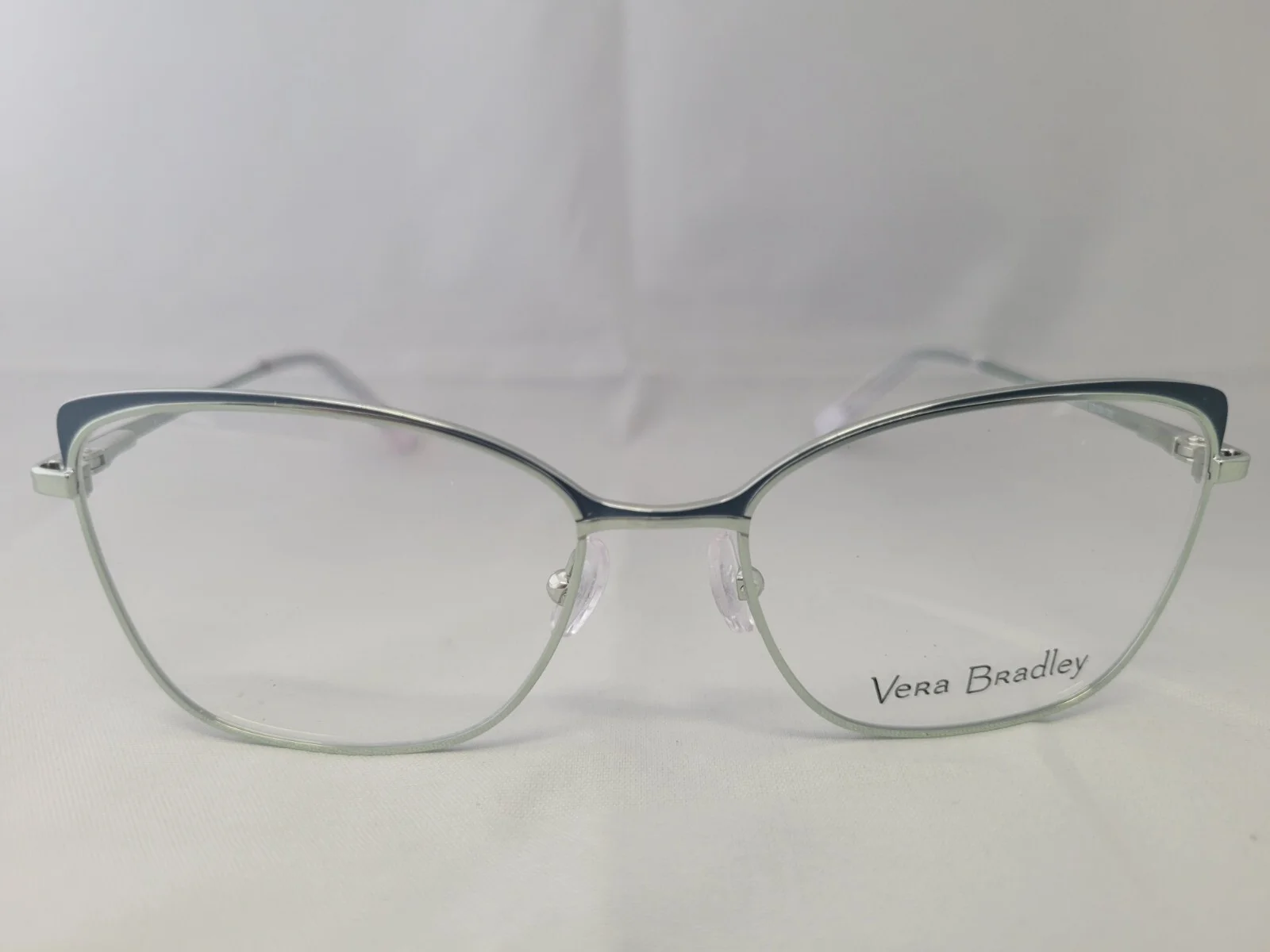 Vera Bradley Eyeglasses Marts Silver Rimless Frames 52-16-135