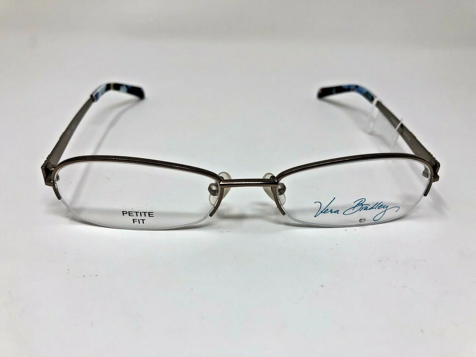 Vera Bradley Eyeglasses Petite Fit CARRIE MIDNIGHT BLUES 50-17-135 Half Rim D453