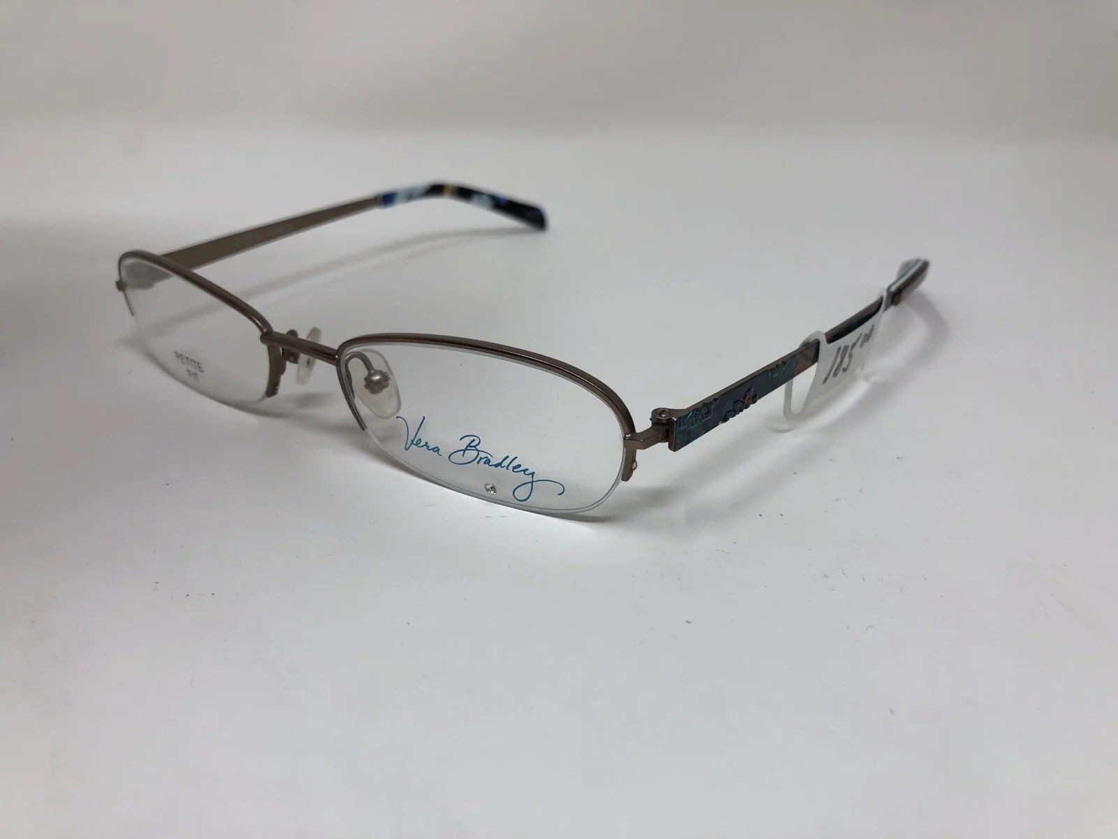 Vera Bradley Eyeglasses Petite Fit CARRIE MIDNIGHT BLUES 50-17-135 Half Rim D453 3
