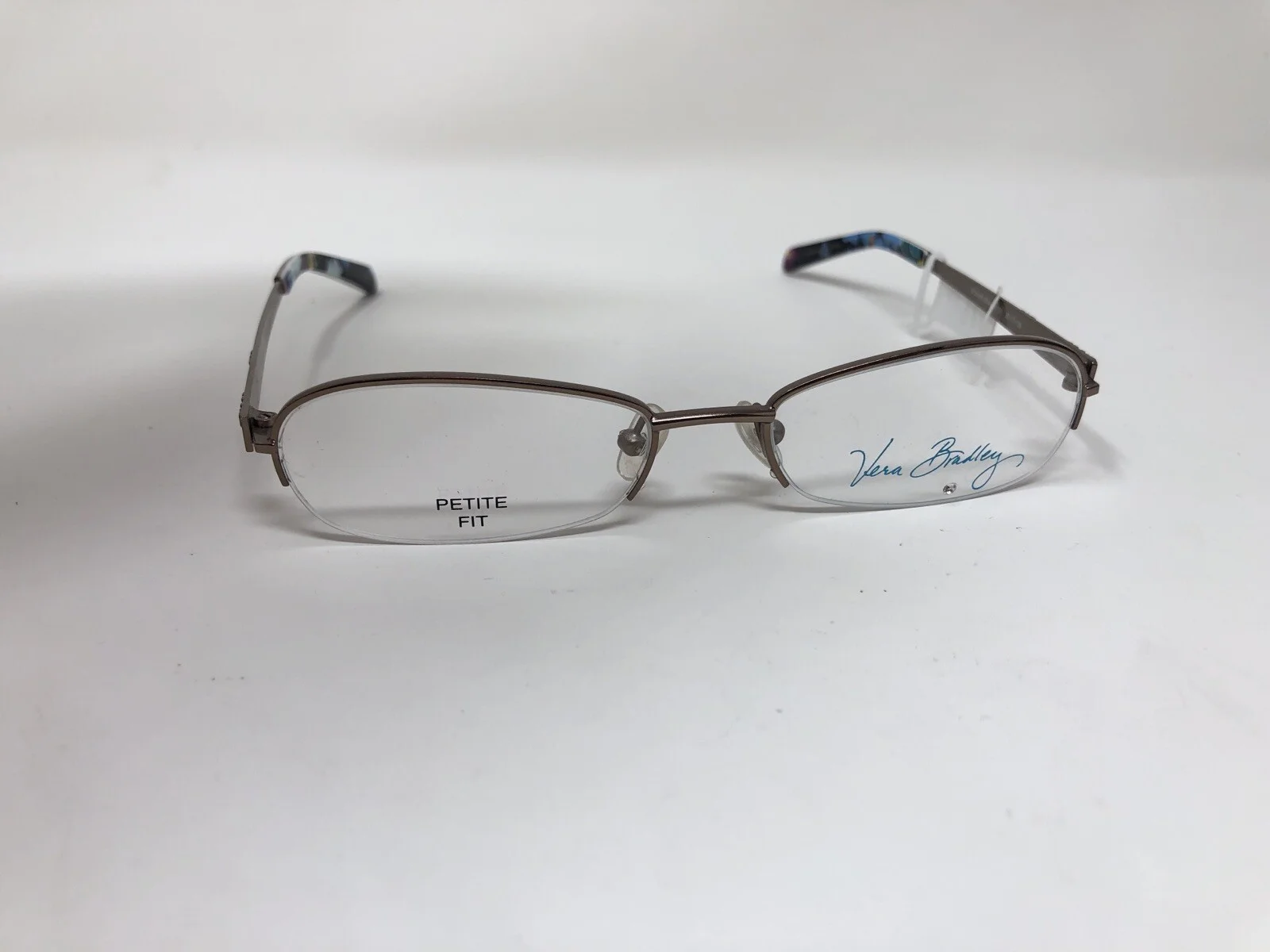 Vera Bradley Eyeglasses Petite Fit CARRIE MIDNIGHT BLUES 50-17-135 Half Rim D453 4