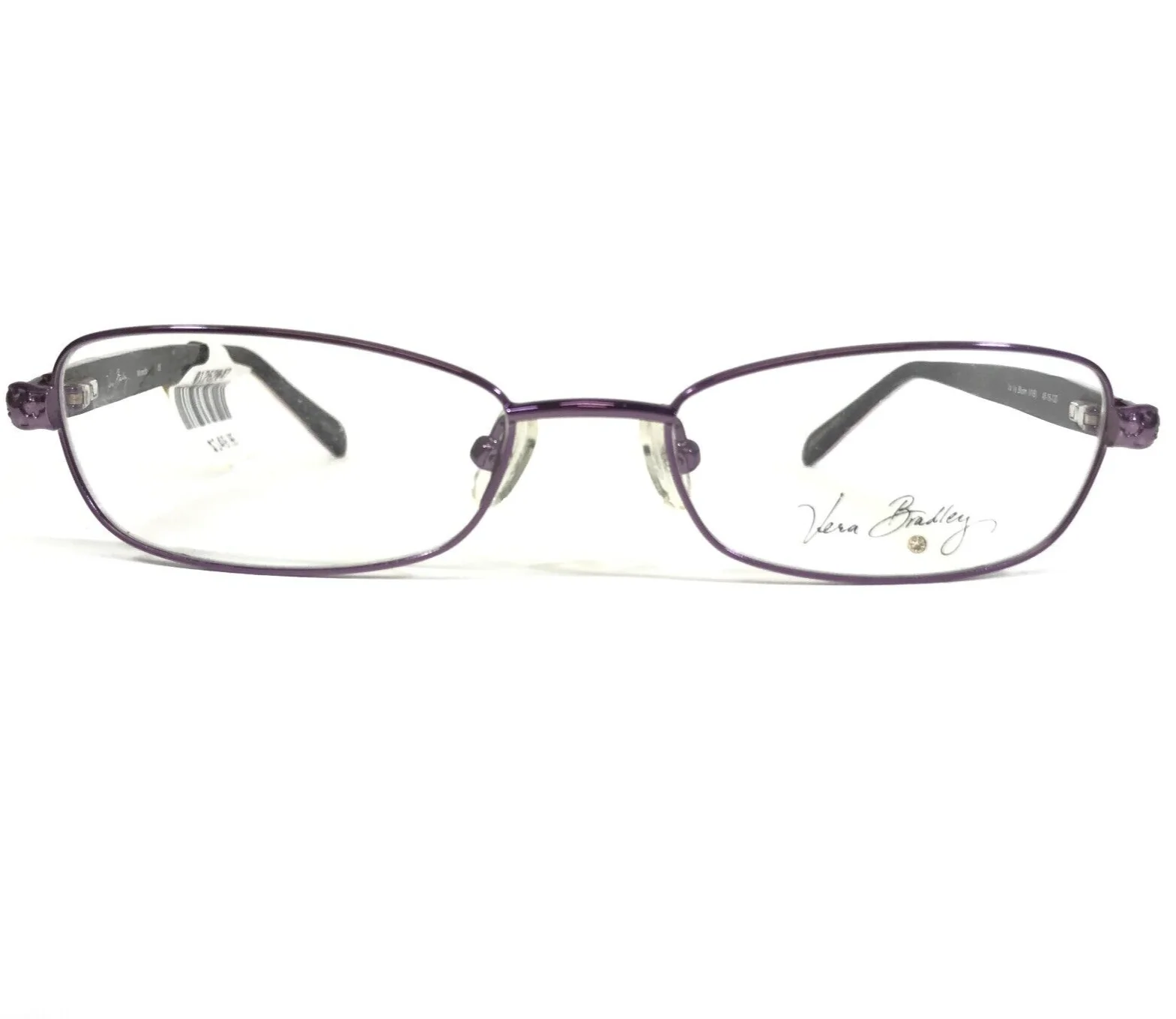Vera Bradley Girls Eyeglasses Frames Miranda Va Va Bloom VVB Purple 48-16-130 2