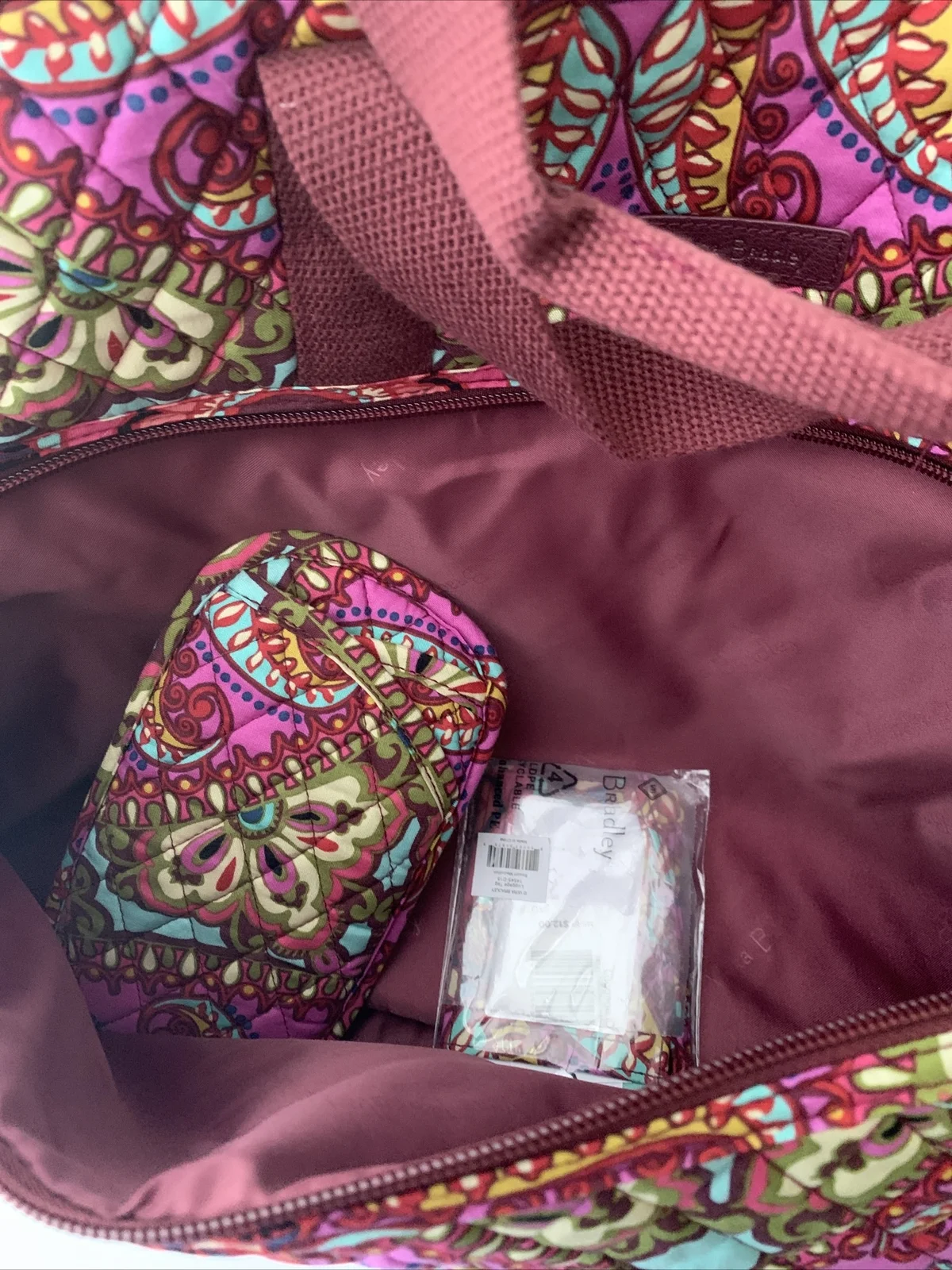 Vera Bradley Grand Traveler Carry-on Overnight Bag, Dbl Eyeglass Case & Luggage 4