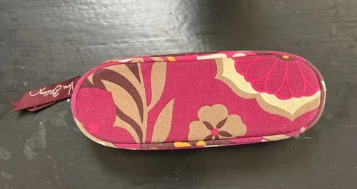 VERA BRADLEY Hard Shell Eyeglass Glasses Case for Readers -Paisley - 5.5