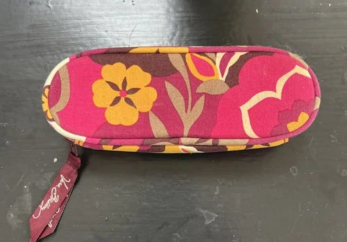 VERA BRADLEY Hard Shell Eyeglass Glasses Case for Readers -Paisley - 5.5 2