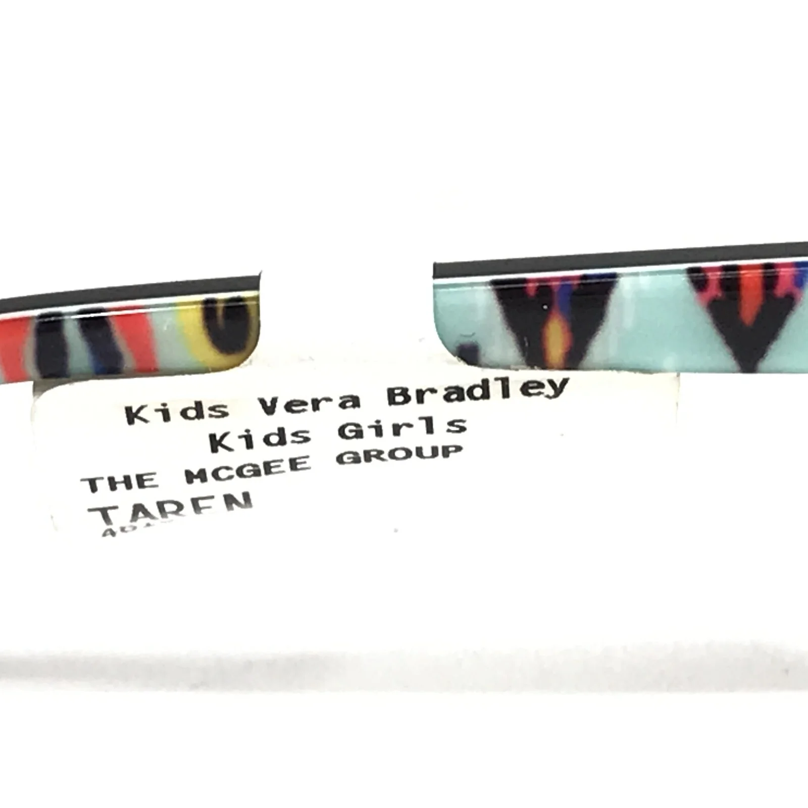 Vera Bradley Kids Eyeglasses Frames Taren Pueblo PBO Brown Blue Horn 48-15-125 4