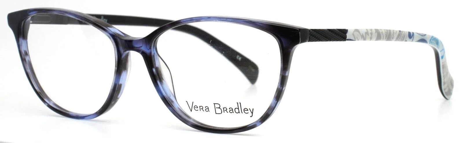 VERA BRADLEY Madison Santiago SGO Tortoise Blue Womens Eyeglasses 52-15-140