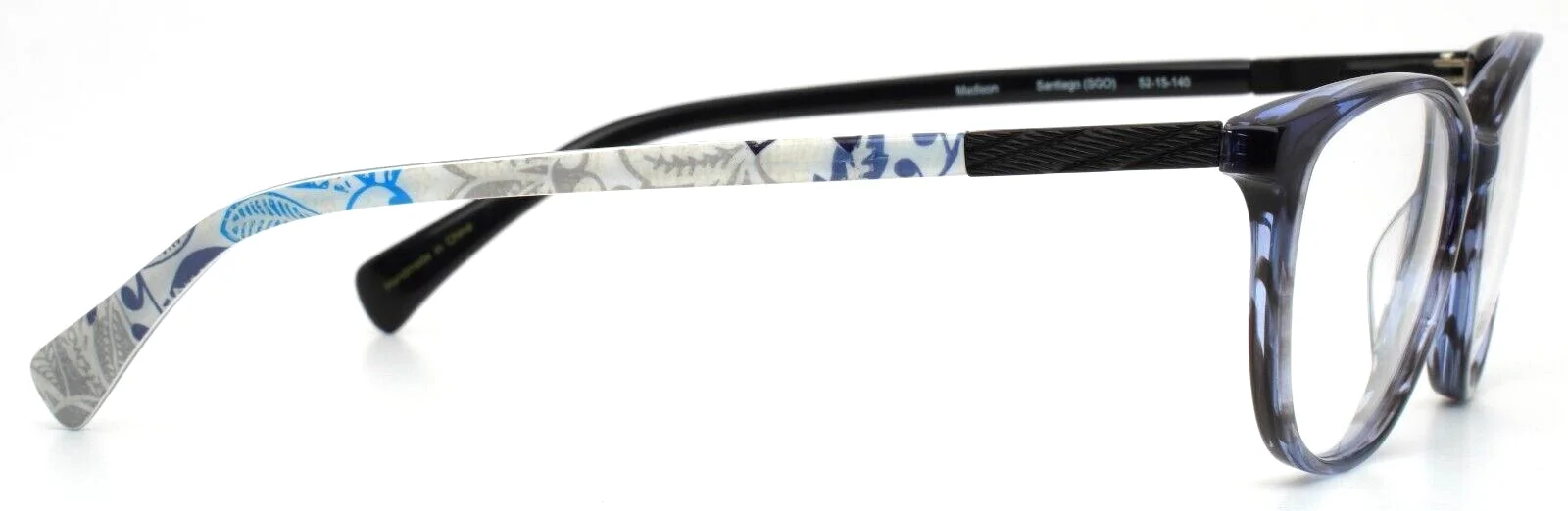 VERA BRADLEY Madison Santiago SGO Tortoise Blue Womens Eyeglasses 52-15-140 4