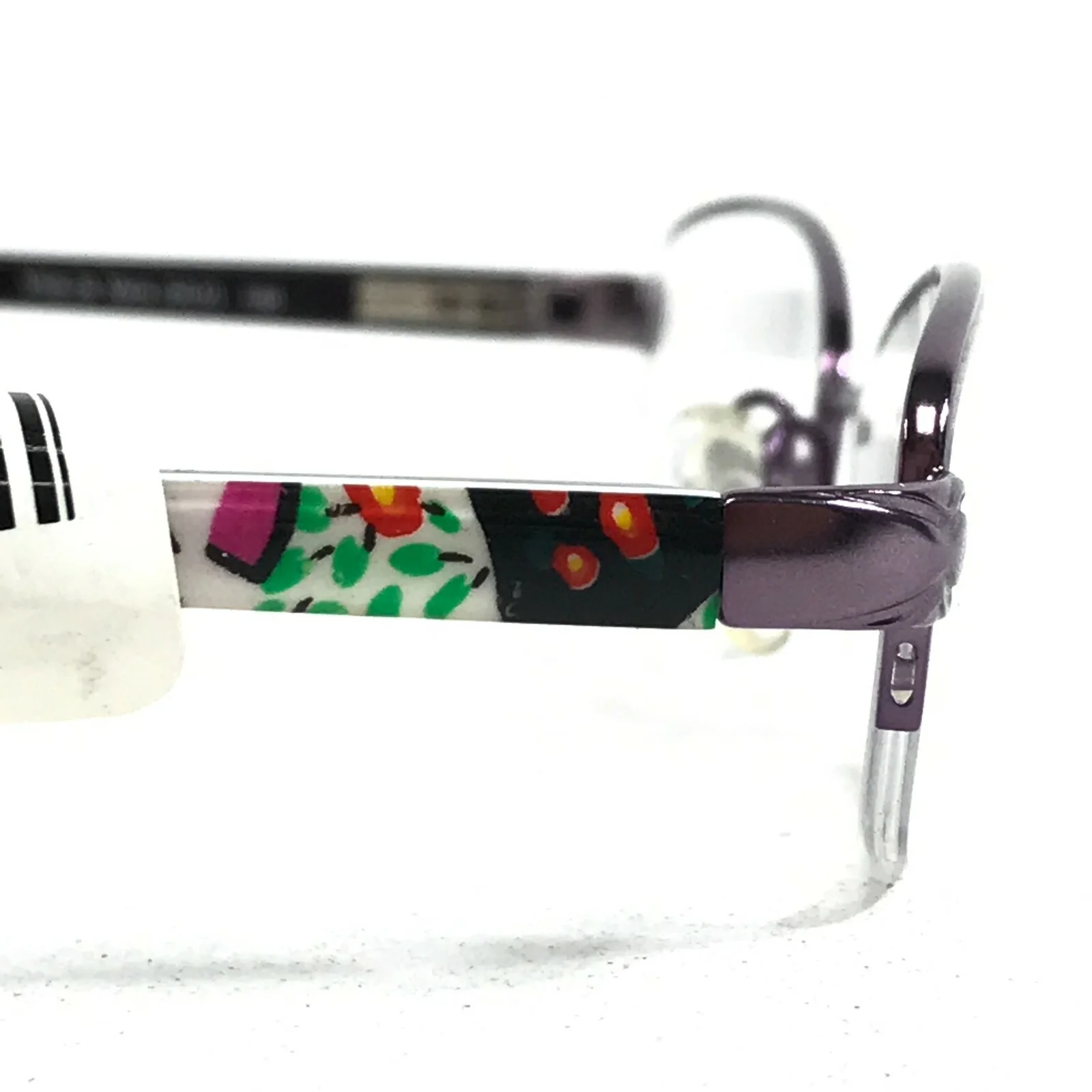 Vera Bradley Petite Eyeglasses Frames Susie Viva La Vera Purple Floral 48-16-130 4