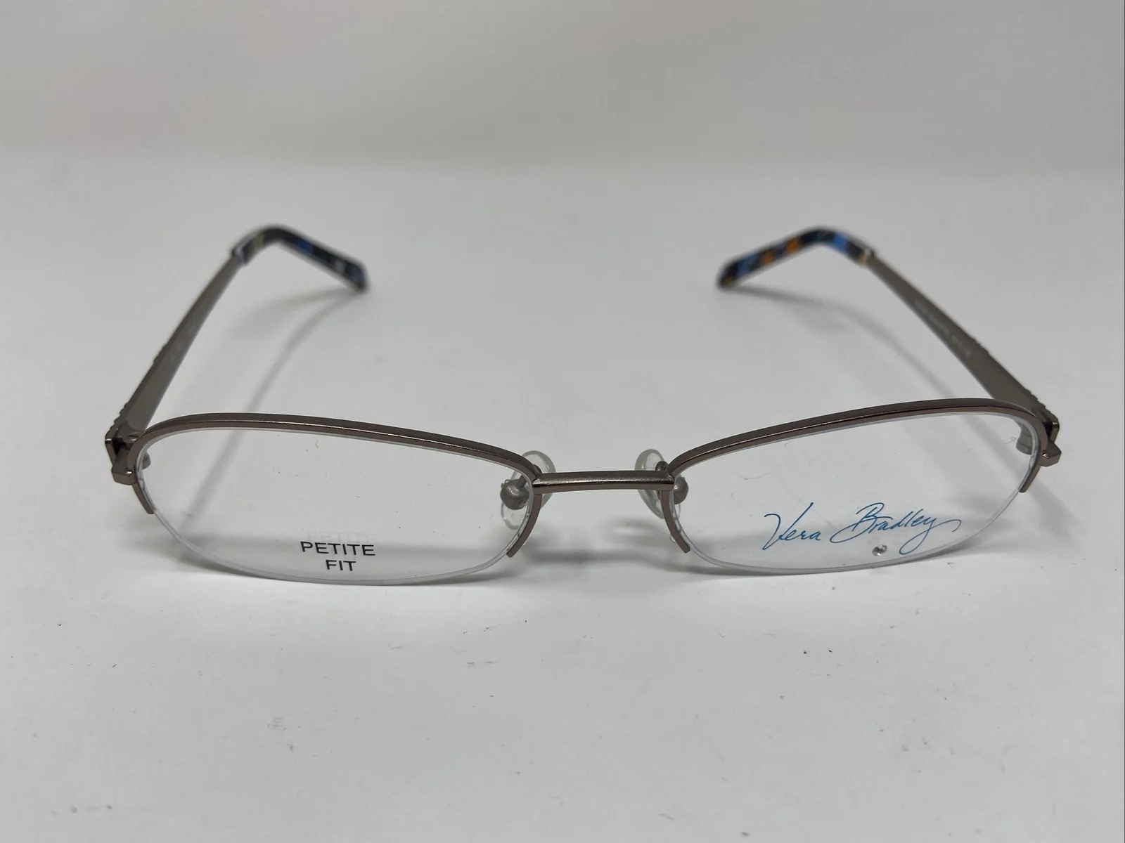 Vera Bradley Petite Fit Eyeglass CARRIE MIDNIGHT BLUES 50-17-135 Gold AM19 2
