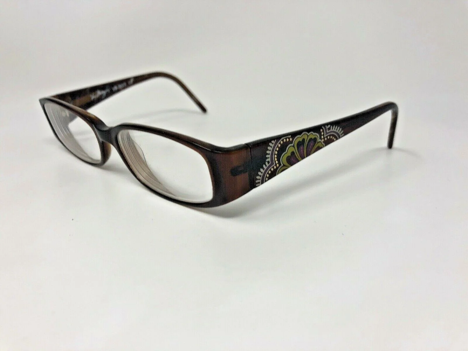 VERA BRADLEY VB-3023 Eyeglasses Frame Petite 52-16-130 Brown Crystal V504