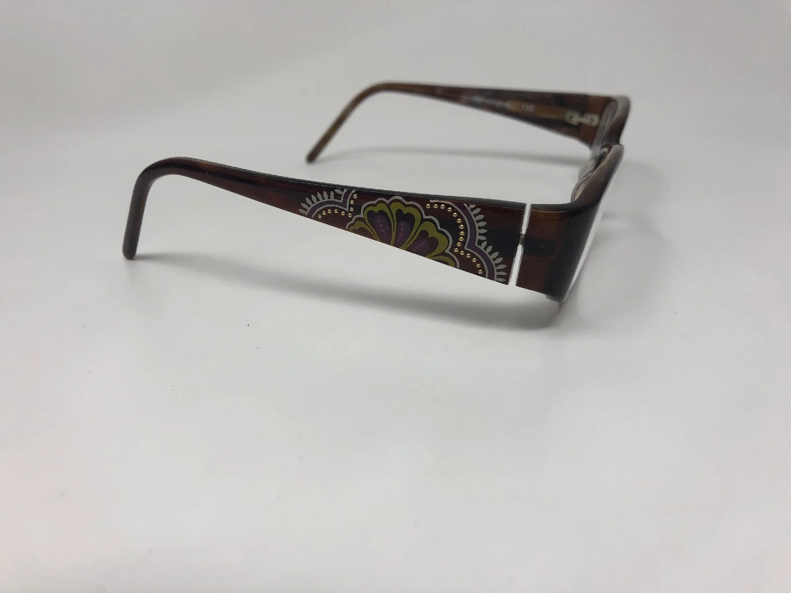 VERA BRADLEY VB-3023 Eyeglasses Frame Petite 52-16-130 Brown Crystal V504 4