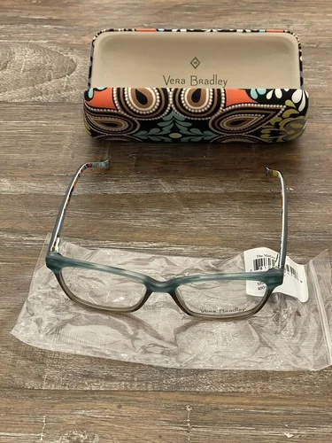 Vera Bradley VB Grace Eyeglasses Sierra RIO With Case. 53 15 135 NEW 1