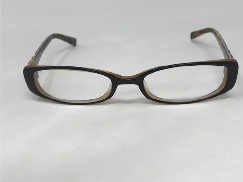 VERA BRADLEY VE4004R Eyeglasses Frame Petite 50-18-135 Dark Brown Polished EF33 2