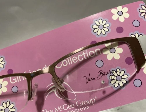Vera Bradley WHITNEY Hello Delilah! Brown/Floral 51-18-140 Eyeglasses Frames 4