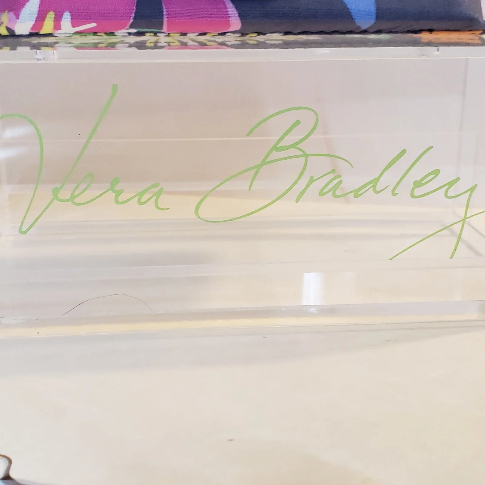 Vera Bradley Womens Jazzy Blooms 2013 Clamshell Eyeglass Case w/Acrylic Display 3