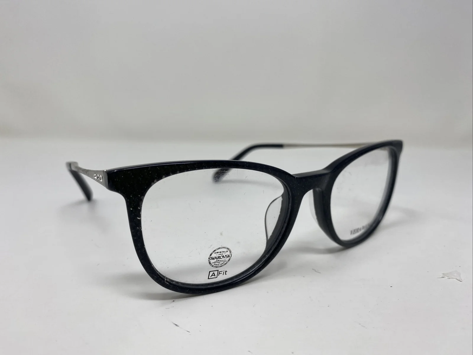 Verawang Eyeglasses Frames VA32 Black 52-18-135 Full Rim HA25 2