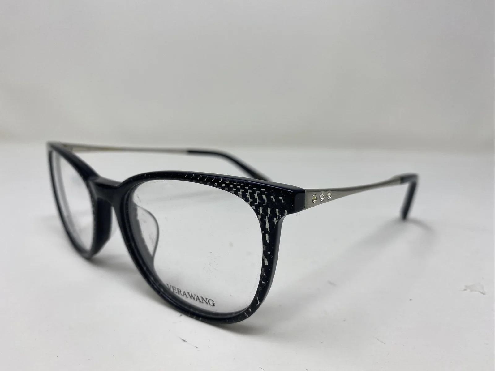 Verawang Eyeglasses Frames VA32 Black 52-18-135 Full Rim HA25 4