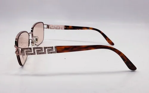 Versace Eyeglasses Frames Brown Clear rectangular Designer H4899 3