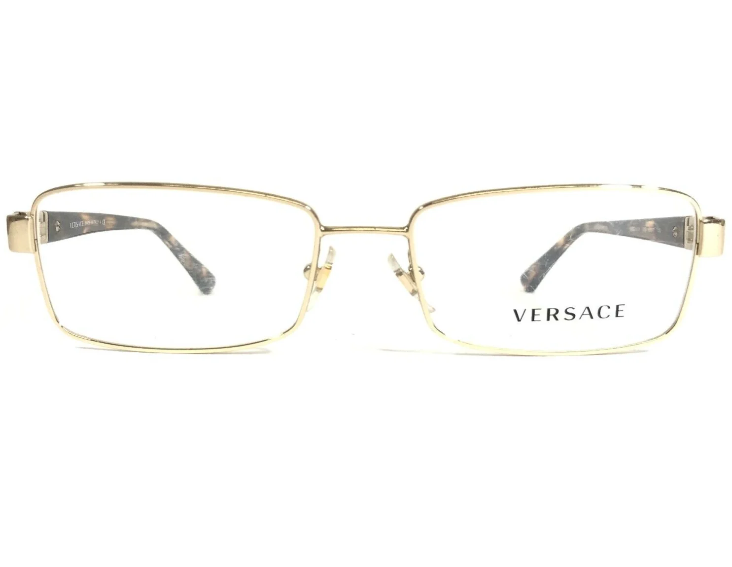 Versace Eyeglasses Frames MOD.1209 1252 Tortoise Gold Rectangular 53-17-140 2