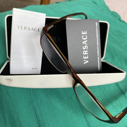 Versace Eyeglasses Frames MOD 3071 450 Brown Rectangular 53017-135 Bad Condition