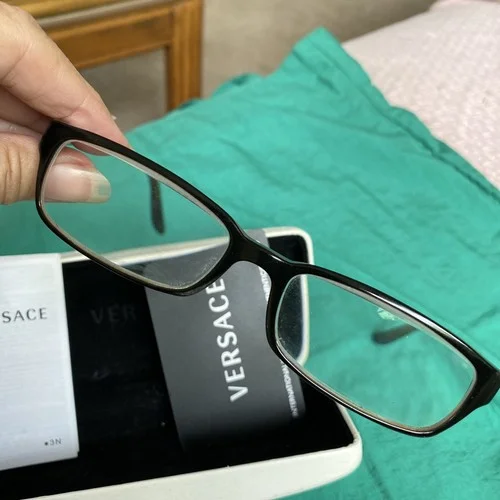 Versace Eyeglasses Frames MOD 3071 450 Brown Rectangular 53017-135 Bad Condition 2
