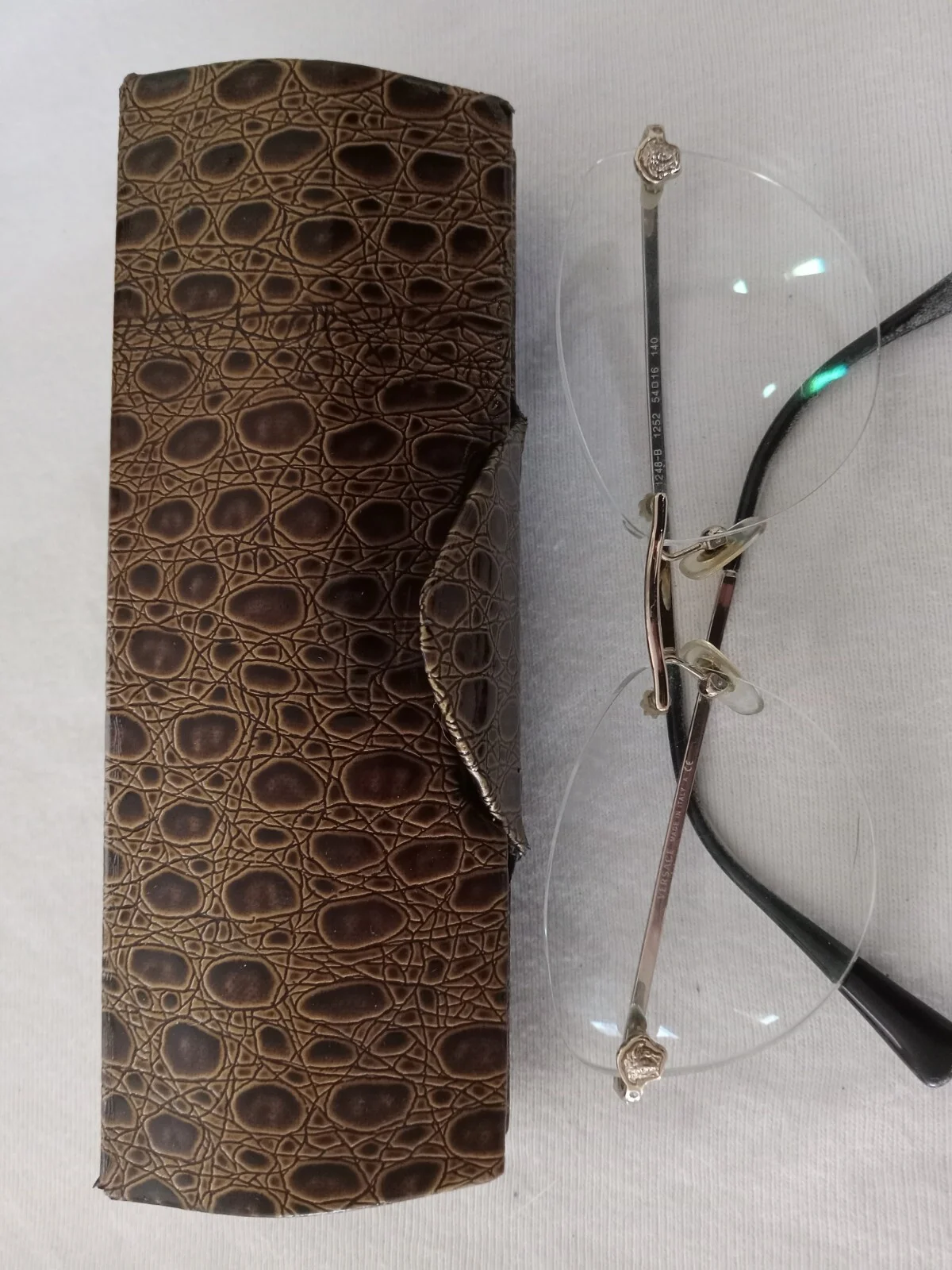 Versace Eyeglasses VE 1248B 1252 Copper, Size 54-16-140 Frames 2