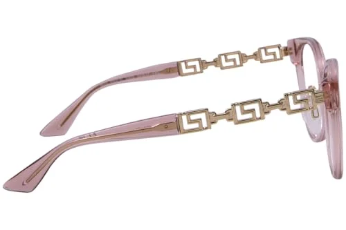 Versace Eyeglasses VE 3302 D Asian fit 5322 Transparent Pink 3