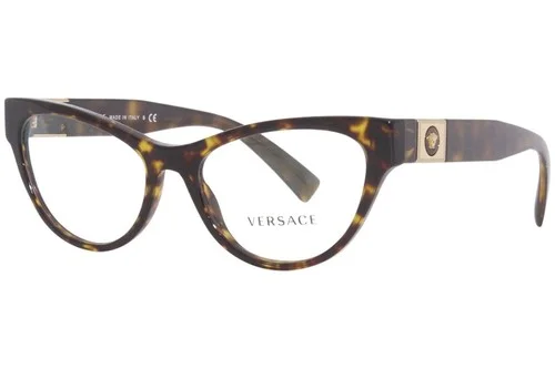 Versace Eyeglasses VE3296 108 52mm Havana / Demo Lens