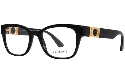 Versace Eyeglasses VE3314 GB1 52mm Black / Demo Lens