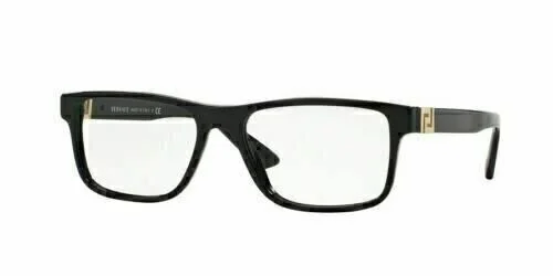 VERSACE MEN EYEGLASSES VE3211 GB1 Black Frame 55-145 2