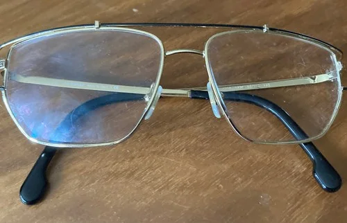 Versace Metal Hexagonal Frame - Authentic Eyeglasses mod. 1257 55-15 140 2