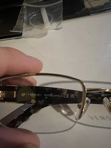 Versace Mod. 1175-B 1002 53/17 135 Brown Gold Eyeglasses New With Box / Case 2