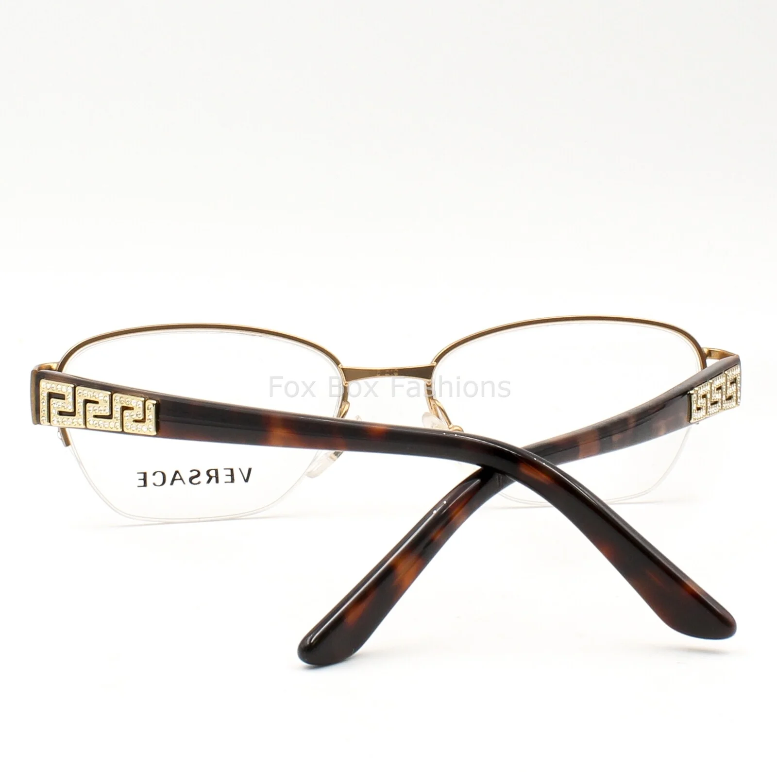 Versace MOD. 1215-B 1329 Matte Gold Bronze Womens Eyeglasses Frames 53-16-135 3