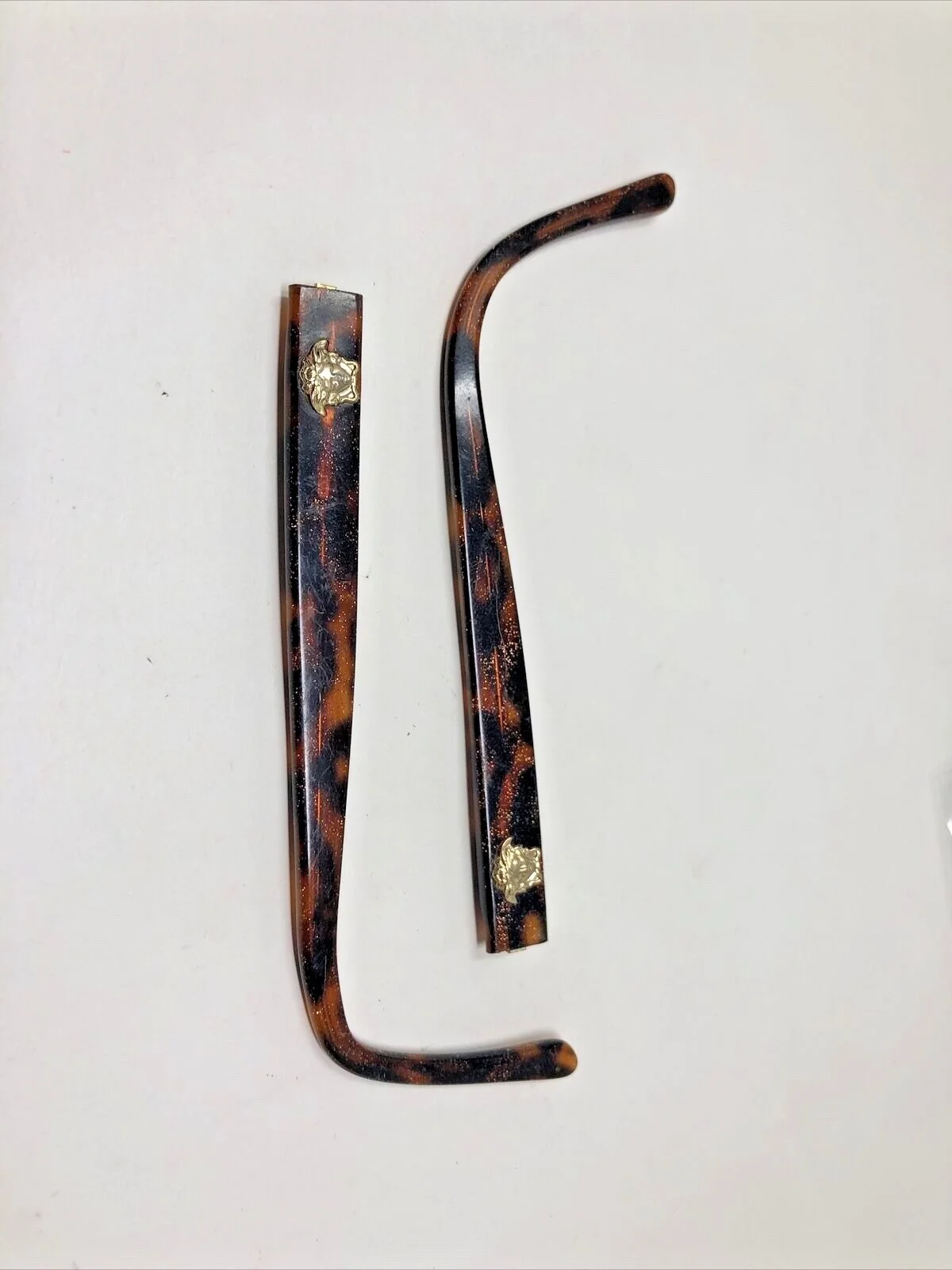 Versace Mod 3207 5116 140mm Brown Authentic Temple Replacement PARTS 1517